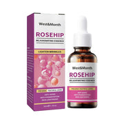 Rosehip Rejuvenating Essence serum for anti-aging, skin lightening, and reducing wrinkles by West&Month.