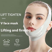 V face mask for lifting and firming; lightweight, breathable design for ultimate comfort and secure fit.